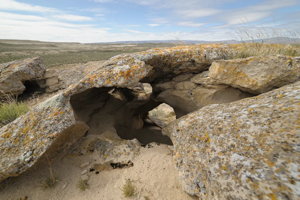 Tunnels in the rock