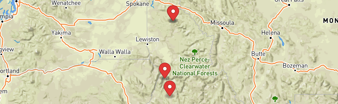 Map of photo locations