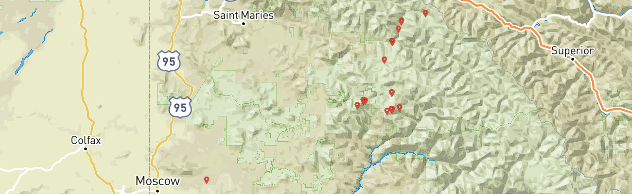 Map of photo locations