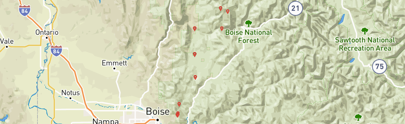 Map of photo locations