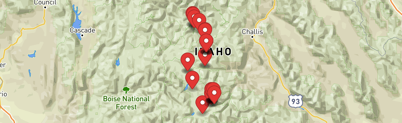 Map of photo locations