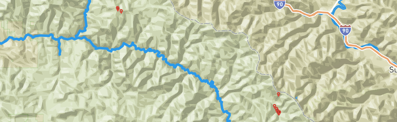 Map of photo locations