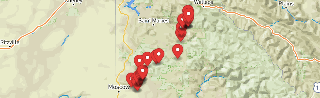 Map of photo locations