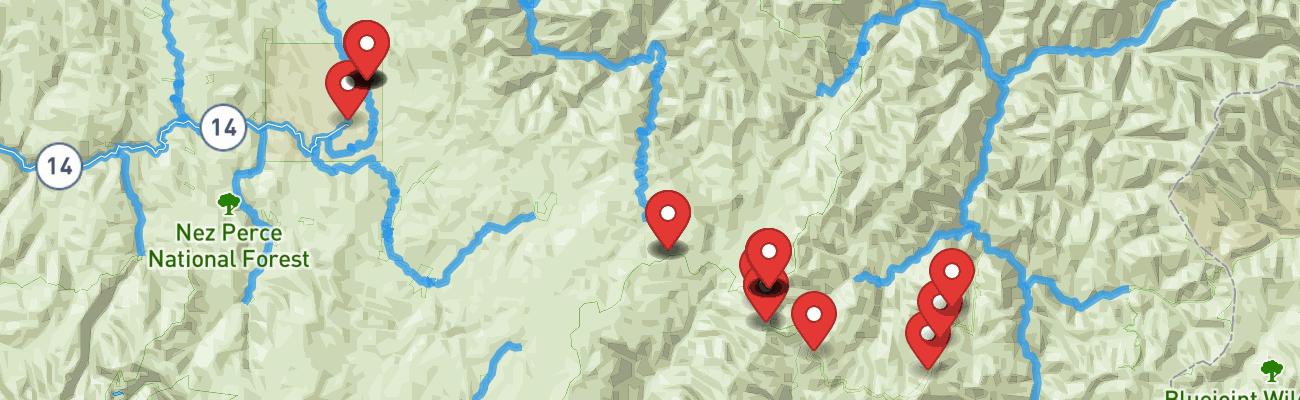 Map of photo locations