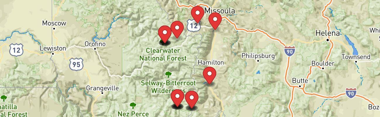 Map of photo locations