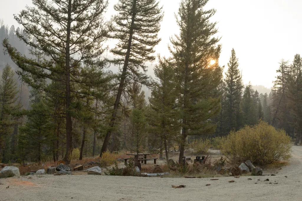 Leaving the campground