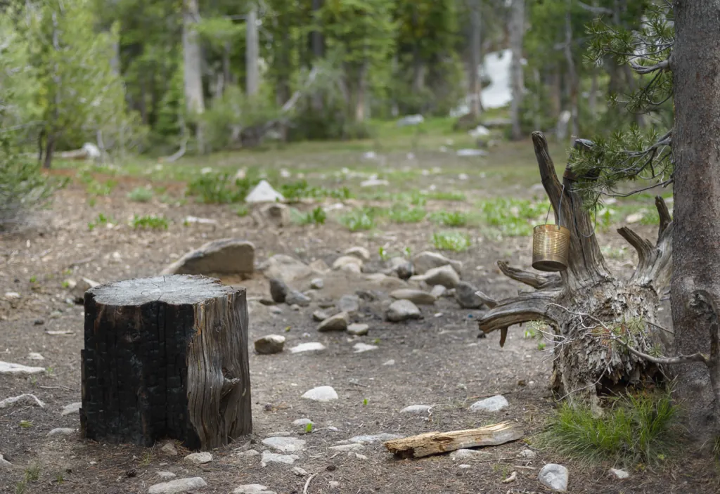 Hidden campsite
