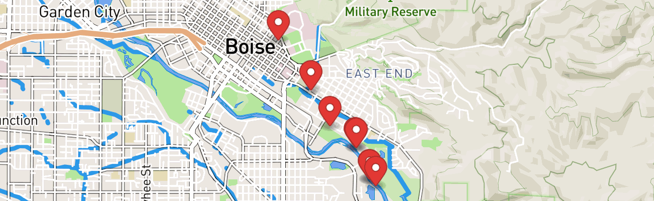 Map of photo locations