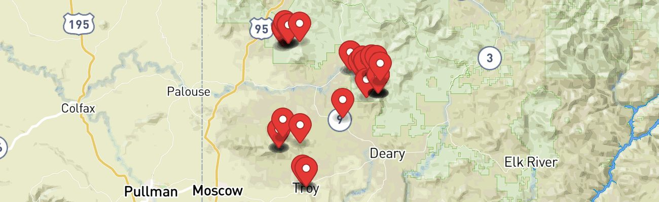 Map of photo locations
